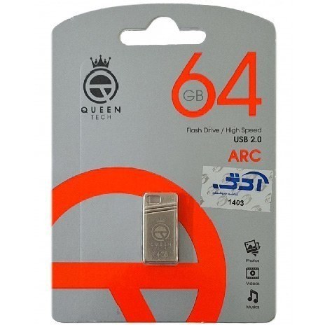 فلش مموری کوئین تک مدل ARC ظرفیت 64 گیگابایت با رابط USB 2.0