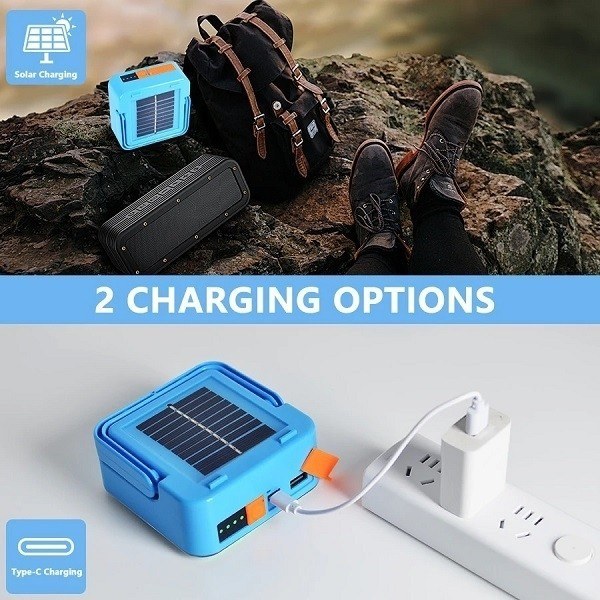 چراغ شارژی و خورشیدی مدل LED Convenient Charging Light GF-1045A