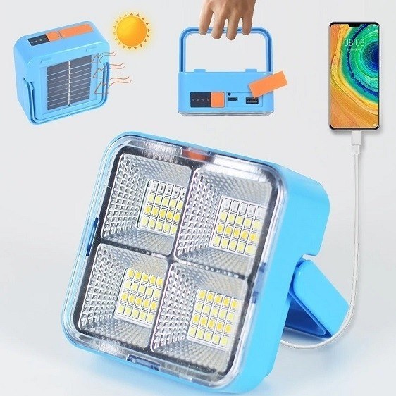چراغ شارژی و خورشیدی مدل LED Convenient Charging Light GF-1045A